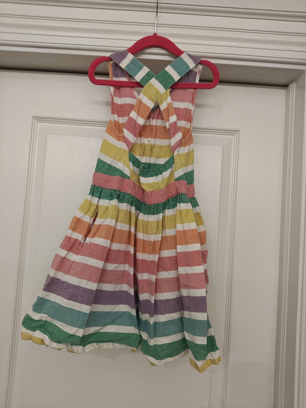 next Multicolor Striped Button-Front Sundress - Picture 2 of 2